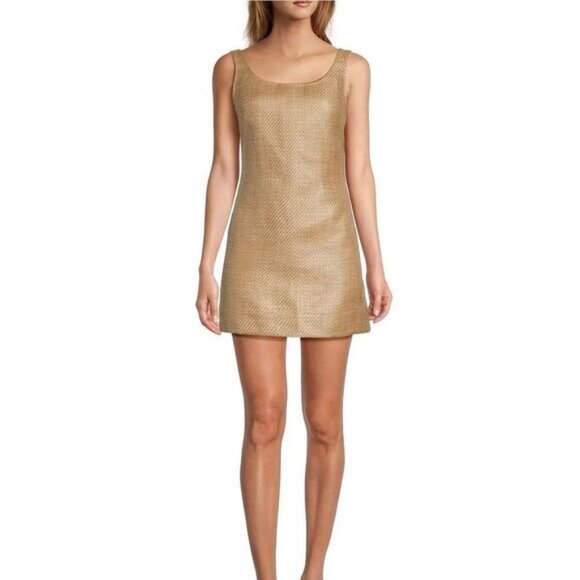 ANTONIO MELANI Dresses & Skirts - NWT Size 4 Antonio Melani Manana Scoop Neck Raffia Sleeveless Dress